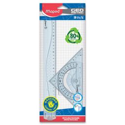 Obrázek produktu: Sada pravítek MAPED Geometric Maxi 3dílná - pro leváky