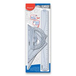 Obrázek produktu: Sada pravítek MAPED Geometric Maxi, 4 ks