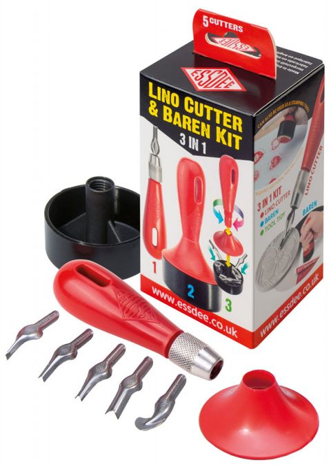 Obrázek produktu: Sada pro linoryt 3v1 ESSDEE - 5 různých rydel