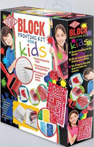 Sada pro linoryt ESSDEE s tiskařskou pěnou pro děti