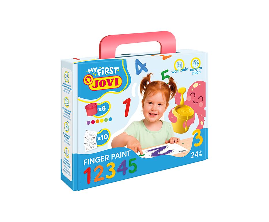 Sada prstových barev JOVI - 11ks první čísla