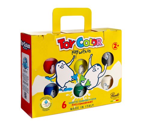 Obrázek produktu: Sada prstových barev Toy Color 6 x 50 ml