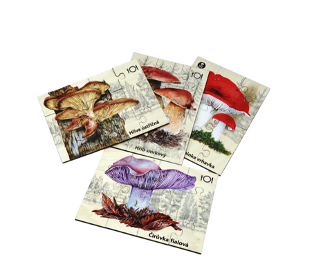 Obrázek produktu: Sada puzzle - houby