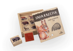 Obrázek produktu: Sada razítek 9 ks - lesní zvířátka