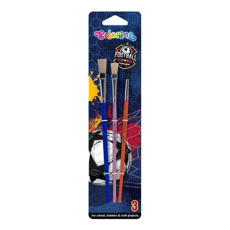 Sada štětců Colorino - Fotbal