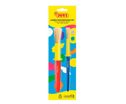 Obrázek produktu: Sada štětců Jovi - dětský štětec tenký a silný, nekutálí se