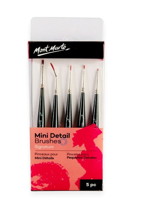 Obrázek produktu: Sada štětců Mont Marte MINI DETAIL - 5 ks
