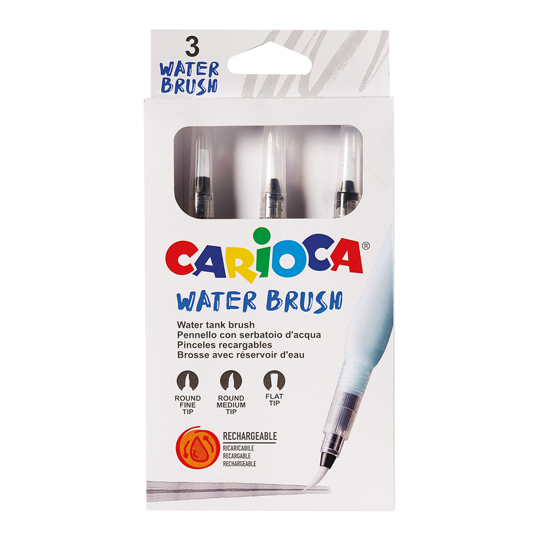 Carioca Plnitelné štětce - 3ks Carioca