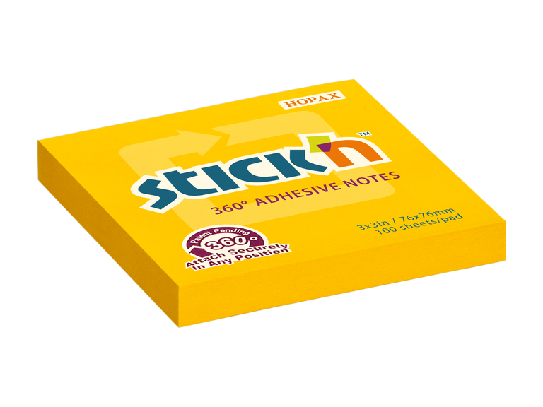 Samolepicí bloček Hopax Stick’n Notes 360 oranžový Stick’n by Hopax