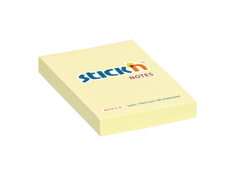 Samolepicí bloček Hopax Stick’n Notes 76 x 51 mm, 100 listů