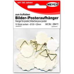 Obrázek produktu: Samolepicí háčky, mix 10 ks