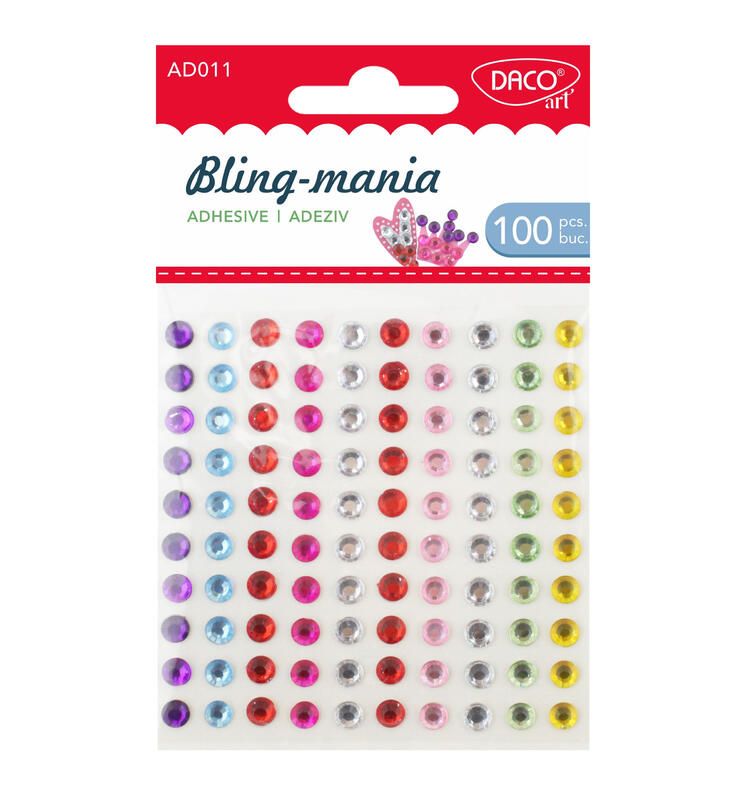 Samolepící kamínky /100 ks/