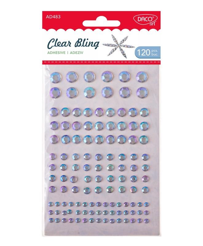 Samolepící kamínky /120 ks/