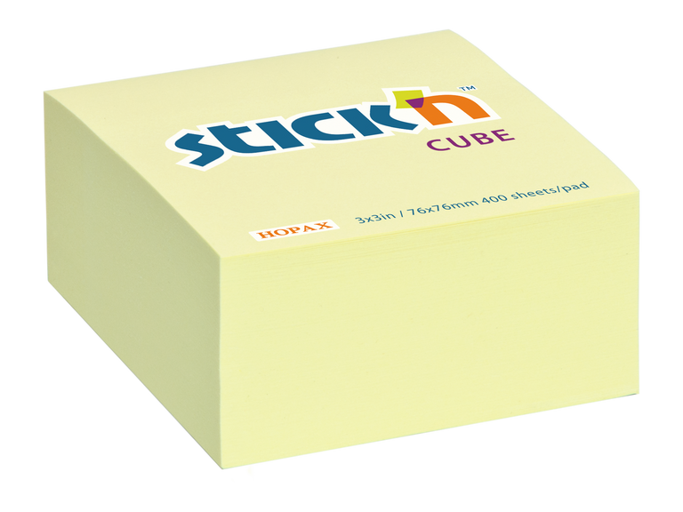 Samolepicí bloček Hopax Stick’n Notes 76 x 76 mm, 400 listů
