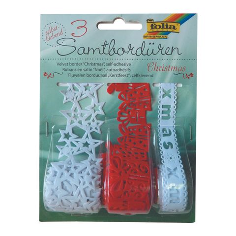 Obrázek produktu: Samolepicí krajky - Vánoce - 3 × 1 m