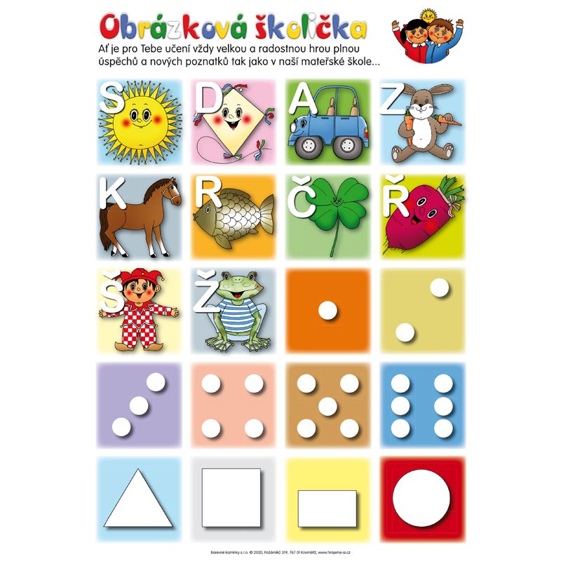 Samolepící obrázky - Obrázková školička