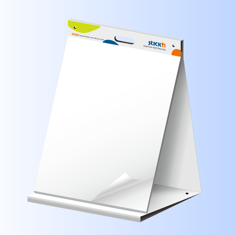 Hopax Stick'n - samolepicí stolní flipchart - 584 x 508 mm, 20 listů