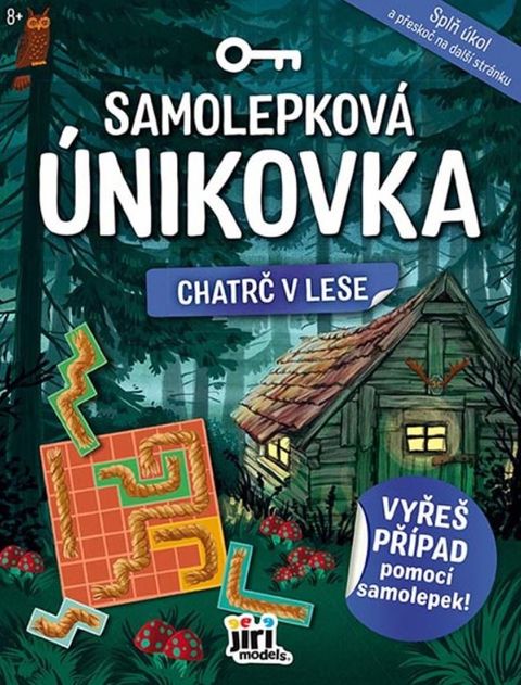 Obrázek produktu: Samolepková únikovka Chatrč v lese