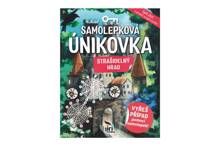 Samolepková únikovka Strašidelný hrad