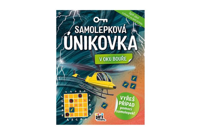 Samolepková únikovka V oku bouře CZ verze