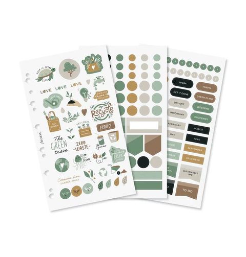 Obrázek produktu: Samolepky Filofax Eco Essentials osobní/A5 - 3 × 2 listy