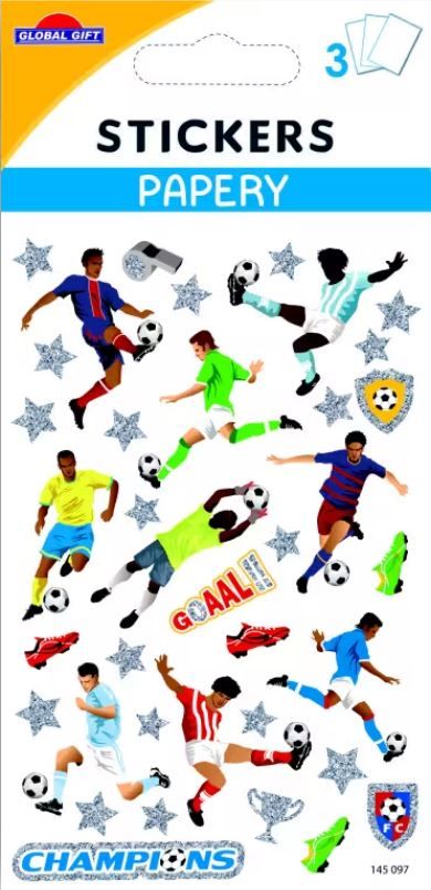 Obrázek produktu: Samolepky fotbal