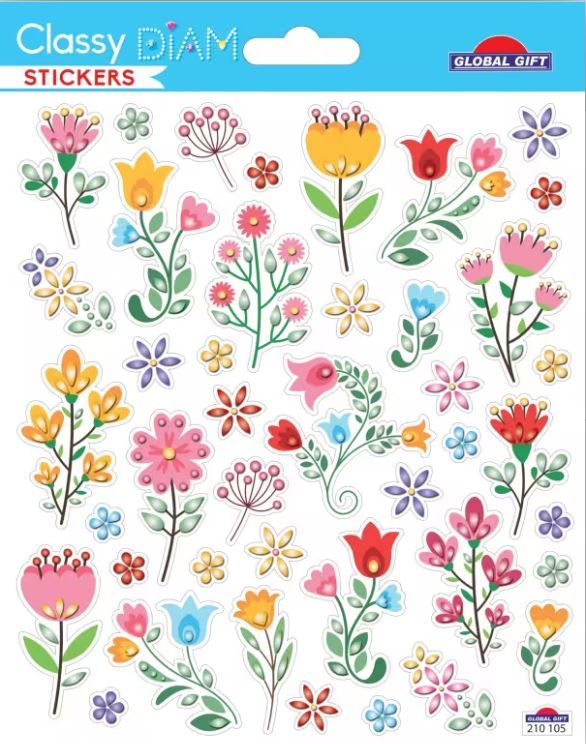 Samolepky GG CLS 210105 - květiny