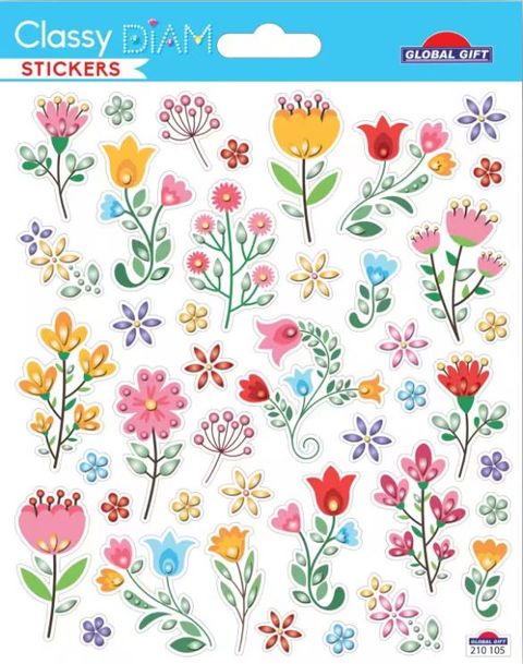 Obrázek produktu: Samolepky GG CLS 210105 - květiny