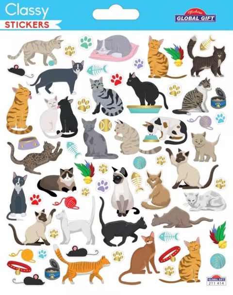 Obrázek produktu: Samolepky GG CLS 211414 - kočky