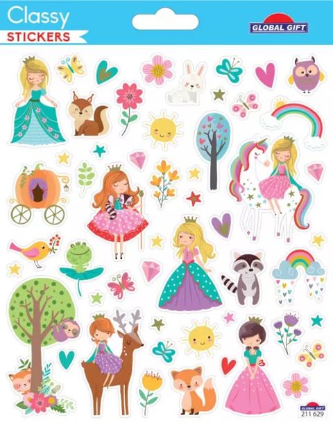 Obrázek produktu: Samolepky GG CLS 211629 - princezny