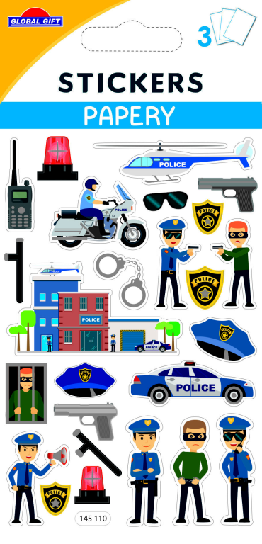 Obrázek produktu: Samolepky GG policie