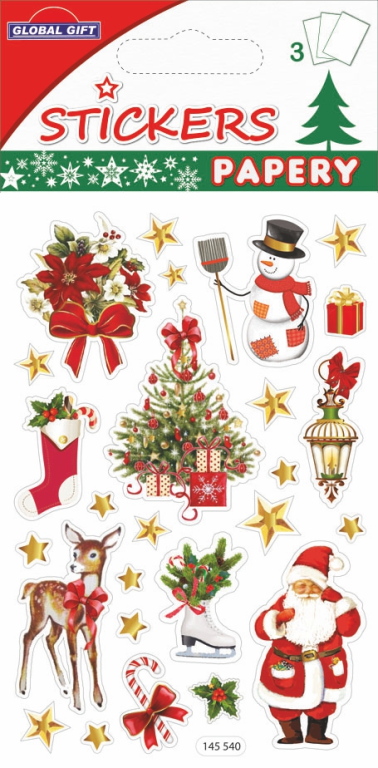 Obrázek produktu: Samolepky GG vánoční čas