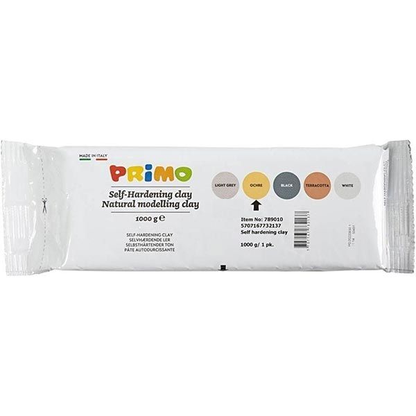 Samotvrdnoucí hmota PRIMO 1000 g - okrová