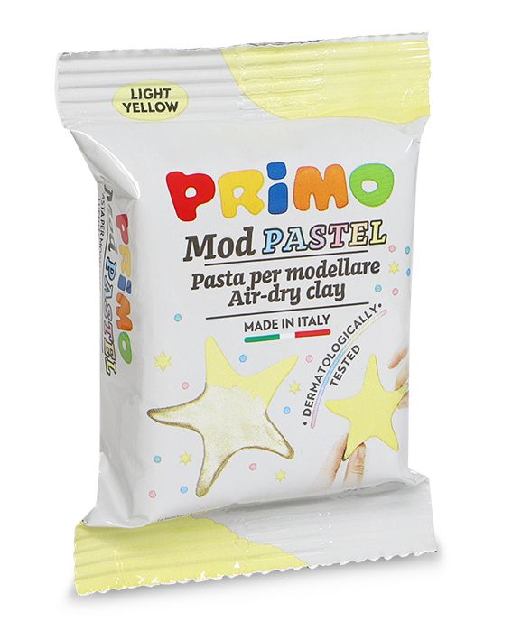 Samotvrdnoucí hmota PRIMO PASTEL, 250g, žlutá