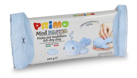 Obrázek produktu: Samotvrdnoucí hmota PRIMO PASTEL, 500g, nebeská modrá