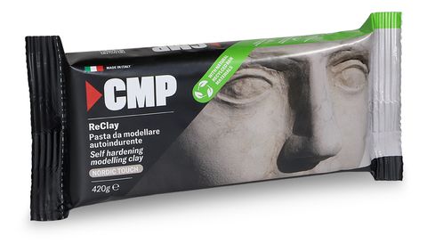 Obrázek produktu: Samotvrdnoucí hmota RECLAY PRIMO PAPÍR (celuloza+pojídlo), 420 g, šedá natur