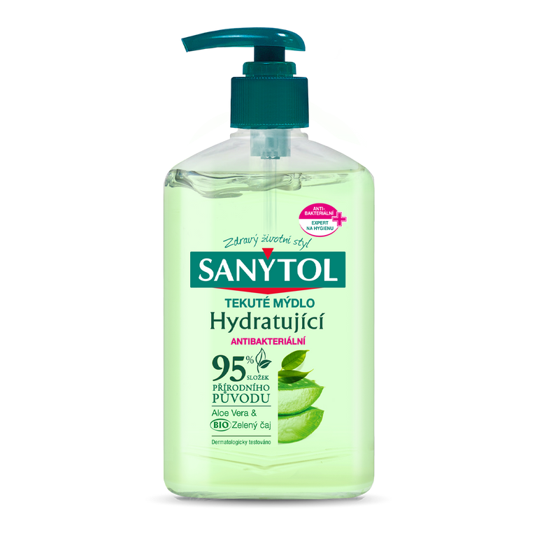 Tekuté mýdlo Sanytol - dezinfekční, hydratační, 250 ml
