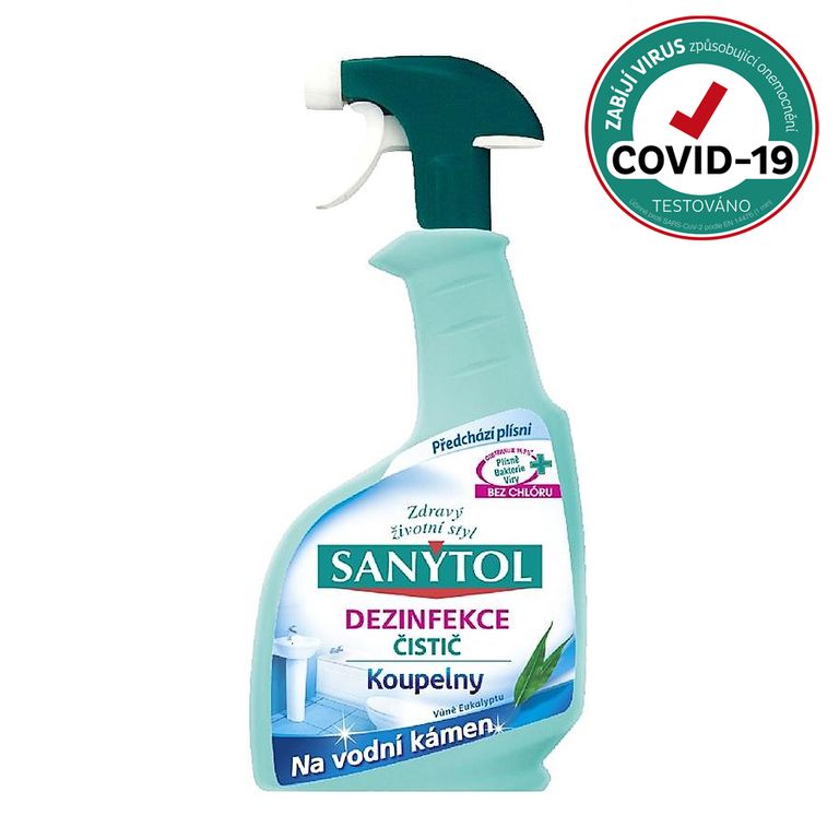 Dezinfekční čistič na koupelny Sanytol, 500 ml