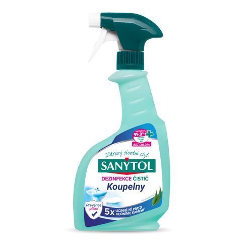 Obrázek produktu: Sanytol čistič proti vodnímu kameni - koupelna 500 ml