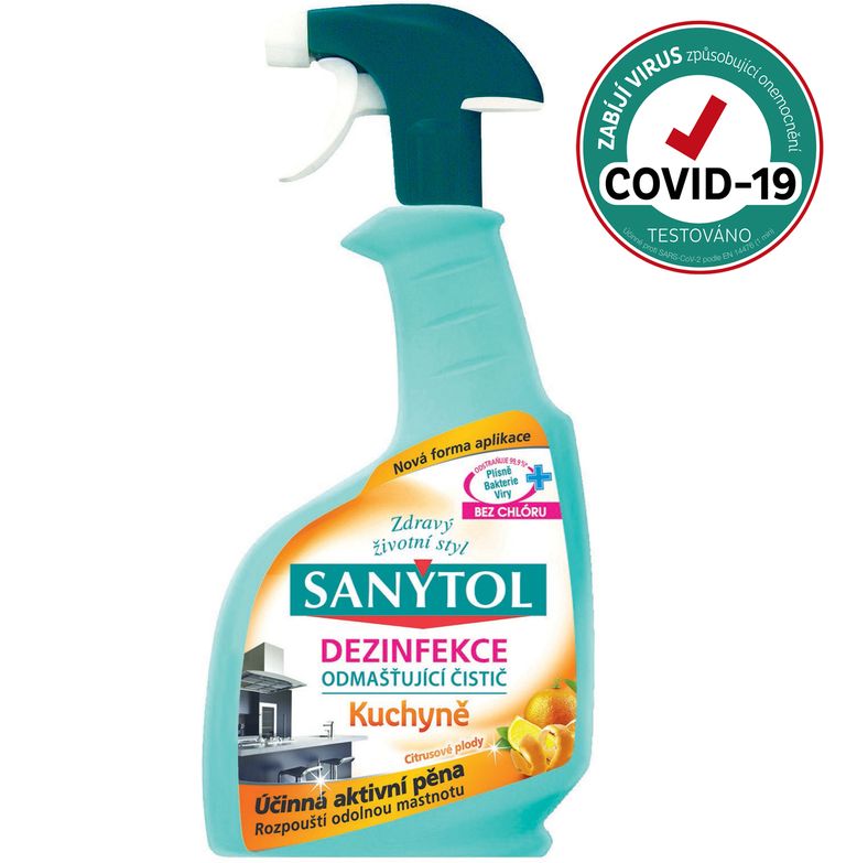 Dezinfekční čistič na kuchyně Sanytol, 500 ml