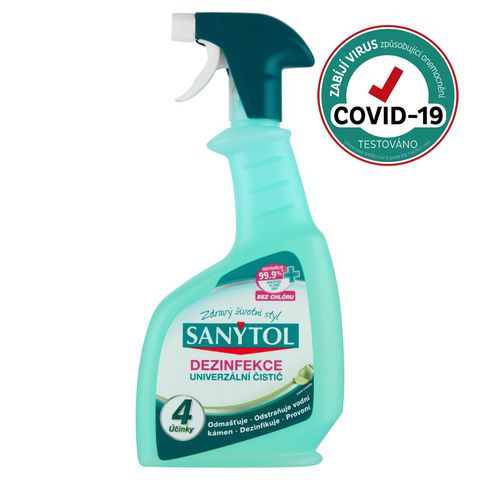 Obrázek produktu: Sanytol čistič ve spreji na podlahy a plochy 4v1 - 500 ml