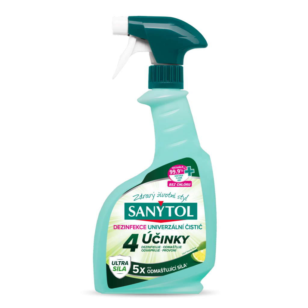 Sanytol desinfekční universální čistič ve spreji 4 účinky - 500 ml