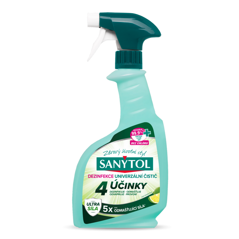 Sanytol desinfekční universální čistič ve spreji 4 účinky - 500 ml
