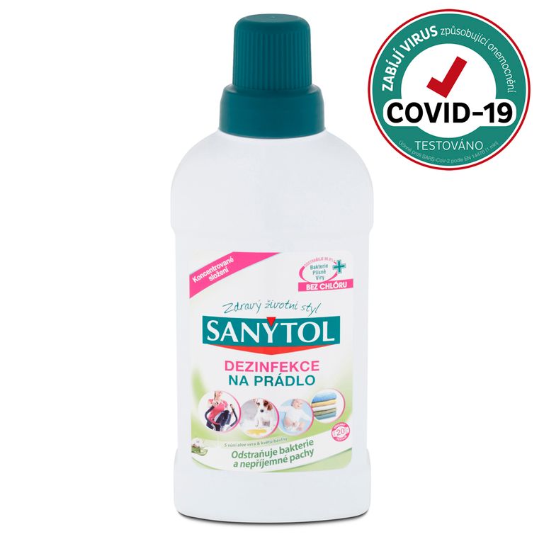 Sanytol Dezinfekce na prádlo s vůní aloe vera a květů bavlny