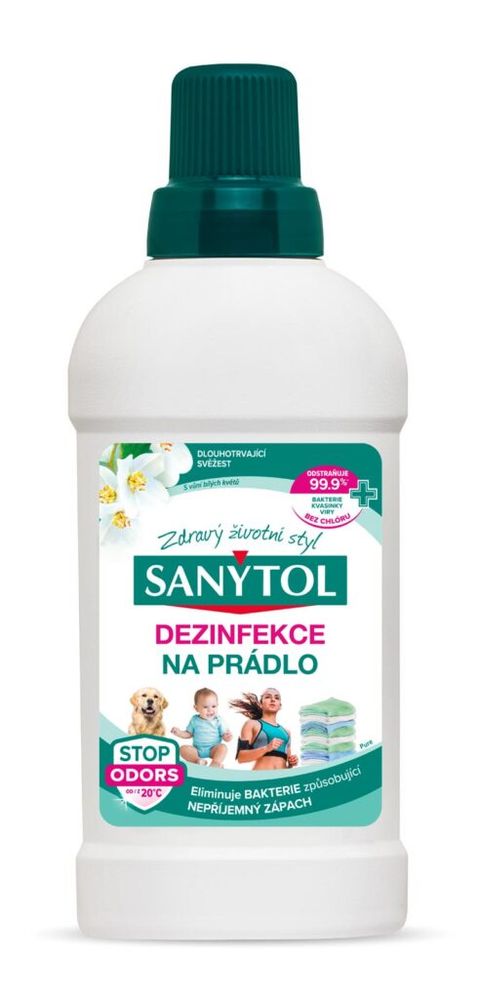 Obrázek produktu: Sanytol dezinfekce na prádlo - bílé květy 500 ml