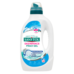 Obrázek produktu: Sanytol dezinfekce - prací gel 1700 ml (34 dávek) s vůni svěžesti