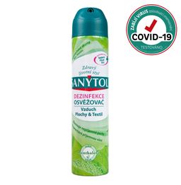 Obrázek produktu: Sanytol dezinfekční osvěžovač vzduchu, ploch a textilií 300 ml - mentholová vůně