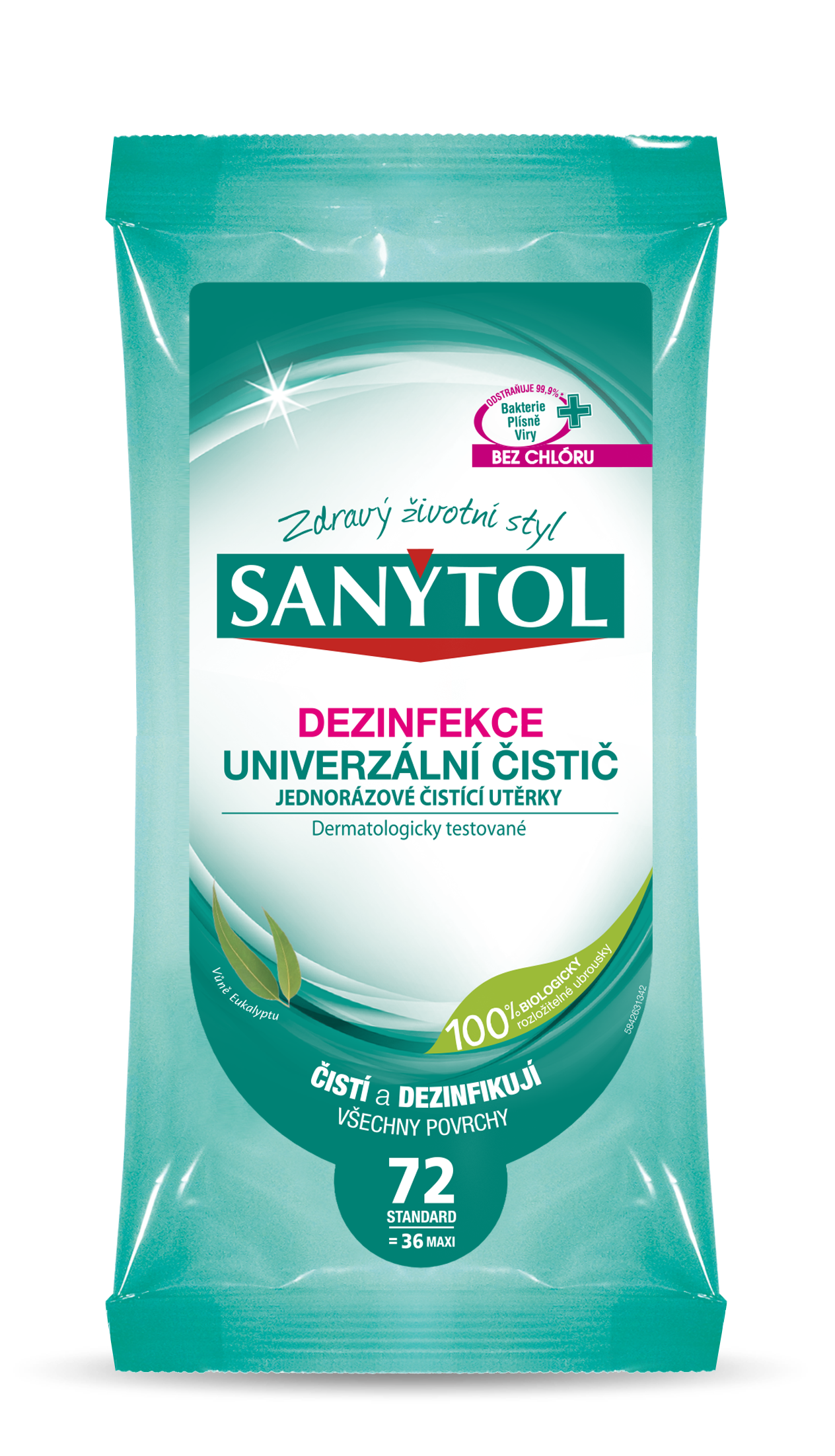 Sanytol dezinfekční utěrky 36 ks MAXI