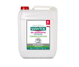 Obrázek produktu: SANYTOL Professional Dezinfekční gel na ruce - 5 l