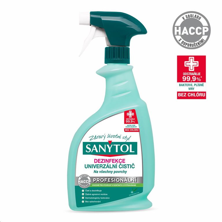 Dezinfekční prostředek Sanytol Professional  - univerzální, 750 ml